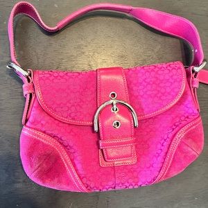 Coach pink mini small bag ytk